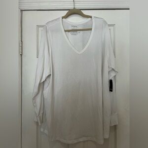 Torrid Classic White Long Sleeve Top